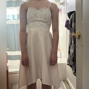 White formal dress